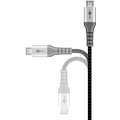 Miniatyrbild 5 av 10: Micro-USB till USB-A textilkabel med metallkontakter 2 m