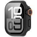Miniatyrbillede 1 af 6: Beskyttelsescover til Apple Watch - Hård PC & Hærdet Glas Sort 45 mm