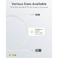 Miniatyrbild 6 av 11: USB-C™ till USB-A supersoft textilkabel med metallkontakter, 2 m, vit