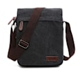 Miniatyrbild 1 av 7: INF Sportig crossbody väska i canvas och läder Svart