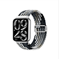 Miniatyrbillede 1 af 4: Xiaomi Smart Band Sort Chokolade Nylon Flettet Rem Redmi Watch5 Active
