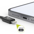 Miniatyrbild 6 av 6: Lightning-USB-C™ textilkabel med metallkontakter, 2 m