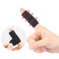Miniatyrbillede 2 af 4: Finger skinner finger ærmer beskyttere, to fingre beskyttelse Sort L