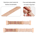 Miniatyrbild 2 av 6: Klockarmband i Rostfritt Stål Fitbit Versa 3 / Versa 4 / Sense 2 Rose guld