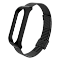 Miniatyrbild 2 av 6: Metallrem för Xiaomi Mi Band 3/4/5/6 Svart