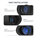 Miniatyrbild 5 av 11: STARTRC Anti-Scratch Ring Lins Skydd för Meta Quest 3 VR Headset