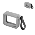 Miniatyrbillede 1 af 2: JBL GO2 Silikone Beskyttelsesetui med PU håndstrop Grå
