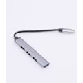 Miniatyrbild 4 av 5: USB-Hubb, USB-C med 4 USB-portar, 5 Gbps
