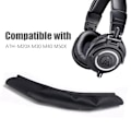 Miniatyrbillede 4 af 5: Pandebånd til Audio-Technica ATH-M20X M30 M40 M50X Sort
