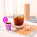 Miniatyrbillede 4 af 10: 200 engangsfilterkopper til kaffe af træmasse, 5 x 4 cm, kompatible med genanvendelige K-Cup-kaffekopper