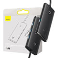 Pikkukuva 1 / 7: Hub 4w1 Baseus Lite -sarjan USB tai 4x USB 3.0 2m (Czarny)