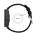 Pikkukuva 5 / 5: Silikoniranneke Garmin Forerunner 265S: Garmin Forerunner 265S Tummansininen 18 mm