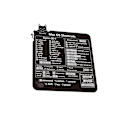 Miniatyrbild 2 av 3: Tangentbordsdekal med Mac-genvägar Svart