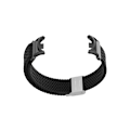 Miniatyrbillede 2 af 3: Vævet nylon urrem til Xiaomi Mi Band 8/9 Sort