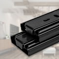 Pikkukuva 5 / 5: Mustat laatikon liukukannattimet 14 tuumaa (350 mm) - 45 mm leveät kolmiosaiset kuulalaakeroidut vetokannattimet