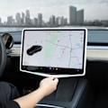 Pikkukuva 2 / 3: Tesla Model Y/3 näytönsuojakehys Valkoinen