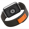 Miniatyrbild 3 av 5: Alpine Loop flätad nylon klockarmband för Xiaomi 9 Pro / 8 Pro Svart+grå