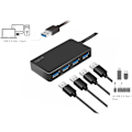 Miniatyrbild 4 av 6: USB 3.0-hub (3.2 Gen1) 4 USB-A-portar