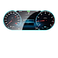 Pikkukuva 2 / 2: Näytönsuoja Mercedes-Benz 19-21 C-Class/20-22 GLC-navigointinäytölle - 2 kpl