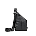 Miniatyrbild 1 av 4: Bröstväska i äkta läder för män, Crossbody axelväska