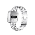 Miniatyrbild 4 av 4: Alloy Dubbelradig Denimkedjerem för Fitbit Versa-serien Fitbit Versa 3 Silver