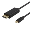 Miniatyrbild 1 av 3: USB-C to DisplayPort cable, 2m, 4K@60Hz, black