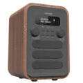 Miniatyrbild 2 av 2: Radio DAB+/FM Bluetooth Trä/grå DAB-48GR Trä/Grafitgrå