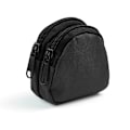 Miniatyrbillede 1 af 3: Canvas Bluetooth Øretelefon Etui - Kompakt Camouflage Pose Sort