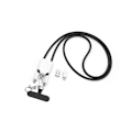 Miniatyrbild 2 av 3: 4-i-1 snabbladdande lanyard-datakabel Svart
