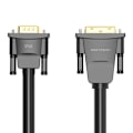 Miniatyrbillede 2 af 6: DVI (24+1) til VGA-kabelventil EABBG 1,5m, 1080P 60Hz (sort)