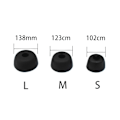 Miniatyrbillede 5 af 6: INF Silikone ørepropper til Jabra Elite 75t/ 65t/ Active/Sport Evolve, S/M/L Sort