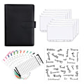 Miniatyrbild 1 av 5: Macaron Binder Budget Planer Set Svart