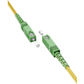 Miniatyrbild 4 av 5: Fiberoptisk kabel (FTTH), Singlemode (OS2) Yellow, gul (Simplex), 20 m