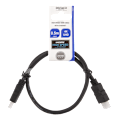 Miniatyrbild 2 av 3: HDMI cable, HDMI High Speed w/Ethernet, CCS, 0.5m, black