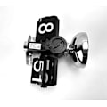 Miniatyrbild 3 av 3: Automatisk Flip Page klocka Vintage Metal Balance Scale Flip Clock Silver