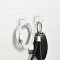 Miniatyrbild 2 av 5: Transparenta Självhäftande Krokar, 10-pack