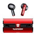Miniatyrbillede 2 af 2: TWS Transformers TF-T02 hovedtelefoner (røde)