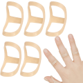 Miniatyrbild 1 av 5: INF Fingerskena för springfinger 5-pack med olika storlekar Beige Size 6+7+8+9+10