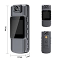 Miniatyrbillede 4 af 8: HD Clip-on Body Camera Recorder M11-1 med 32G TF-kort