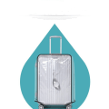 Miniatyrbild 3 av 5: Bagageskydd / skyddsöverdrag för resväska Transparent 24 inch