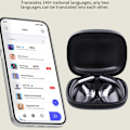 Miniatyrbillede 4 af 5: AI Oversættelses Earbuds A38 - Privat Model Sort Sort