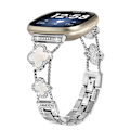 Miniatyrbild 1 av 6: Cloverlink-armband för Fitbit Versa 3/4/Sense 2 Silver