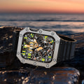 Miniatyrbillede 3 af 6: Urrem til Apple Watch Sort/sølv 38/40/41 mm