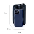 Miniatyrbillede 5 af 5: Lodret crossbody telefontaske