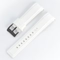 Pikkukuva 2 / 3: Silikoninen kellonranneke Huawei GT5/GT4/Watch4:lle Valkoinen + musta 22 mm
