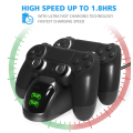 Miniatyrbillede 3 af 7: INF Dobbelt ladestation til to PS4/PS4 Slim/PS4 Pro-controllere