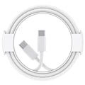 Miniatyrbild 1 av 5: 2-pack flätad USB-C till USB-C-kabel - grå och vit 1M