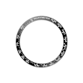 Miniatyrbillede 1 af 3: Bezelring i rustfrit stål til Samsung Gear S2 Classic SM-R732 Sort