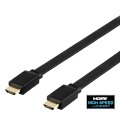 Pikkukuva 2 / 2: Flat High Speed with Ethernet HDMI cable, 1m, black