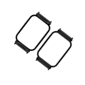 Miniatyrbillede 2 af 2: Metalramme til Xiaomi Band 9 Pro - 20 mm Sort